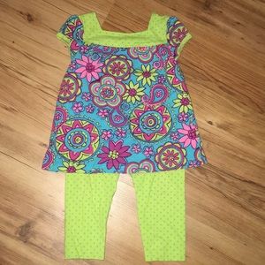 J. Khaki 2 piece outfit 12 months